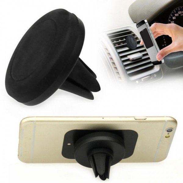 Wholesale Universal Magnetic Air Vent Car Mount Holder QY (Black)